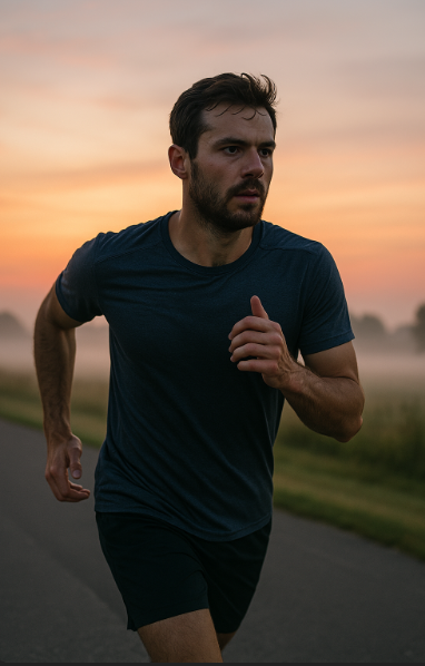 중급 러너가 기록 정체기에도 포기하지 않고 달리는 모습