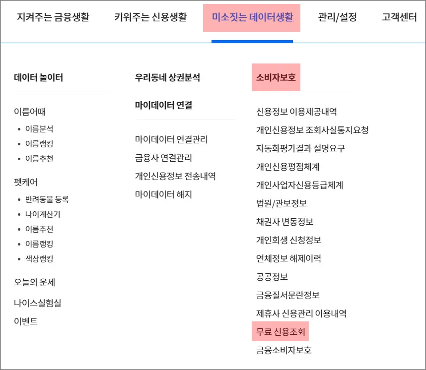 신용등급-점수-확인방법