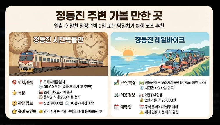 정동진 해돋이 2026 병오년 시간부터 예약까지 완벽 가이드