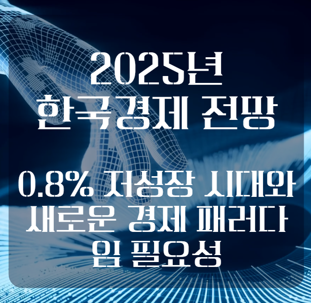 2025년-한국경제-전망:-0.8%-저성장-시대와-새로운-경제-패러다임-필요성