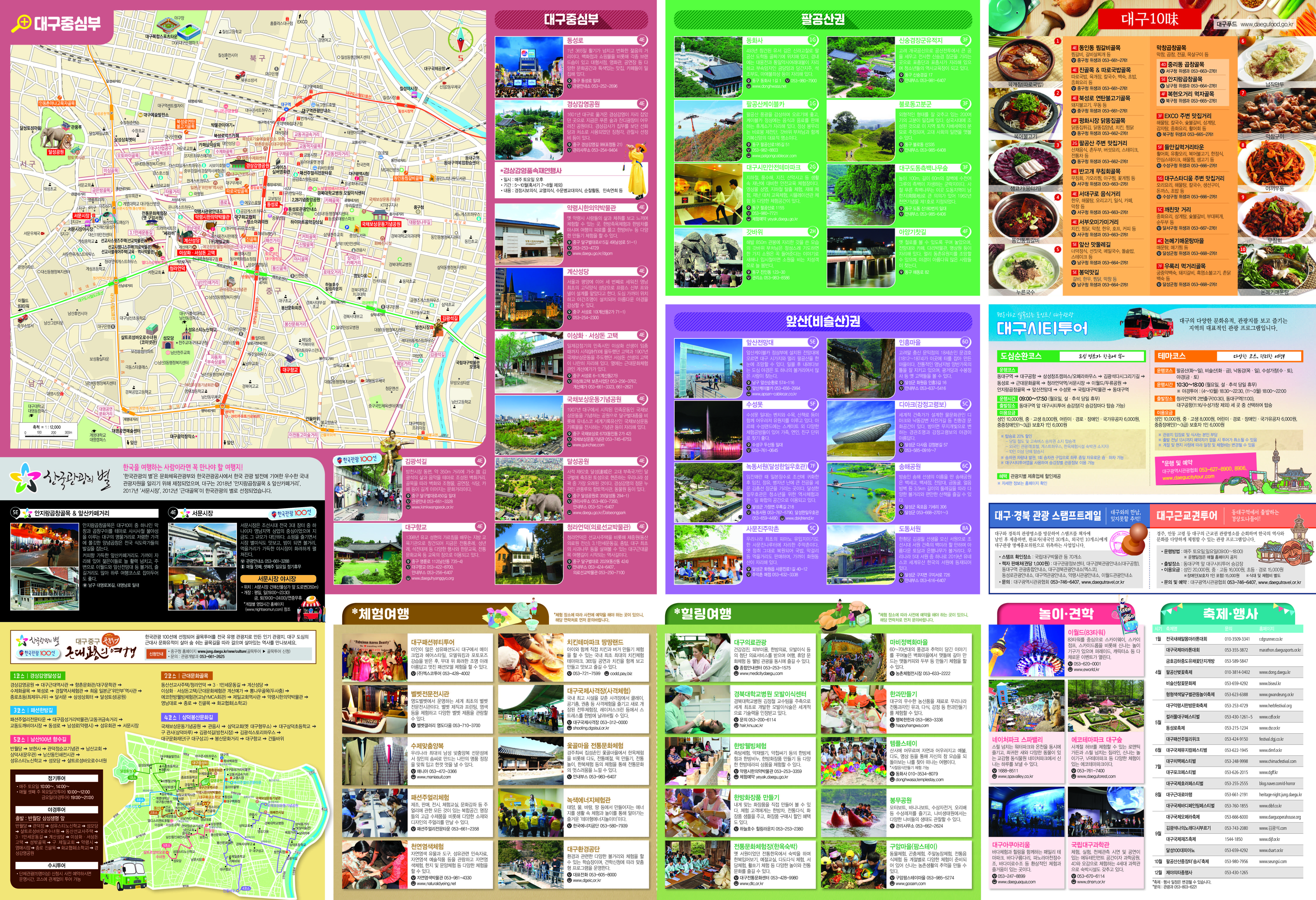 대구여행지도