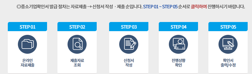 소상공인 확인서 발급 방법