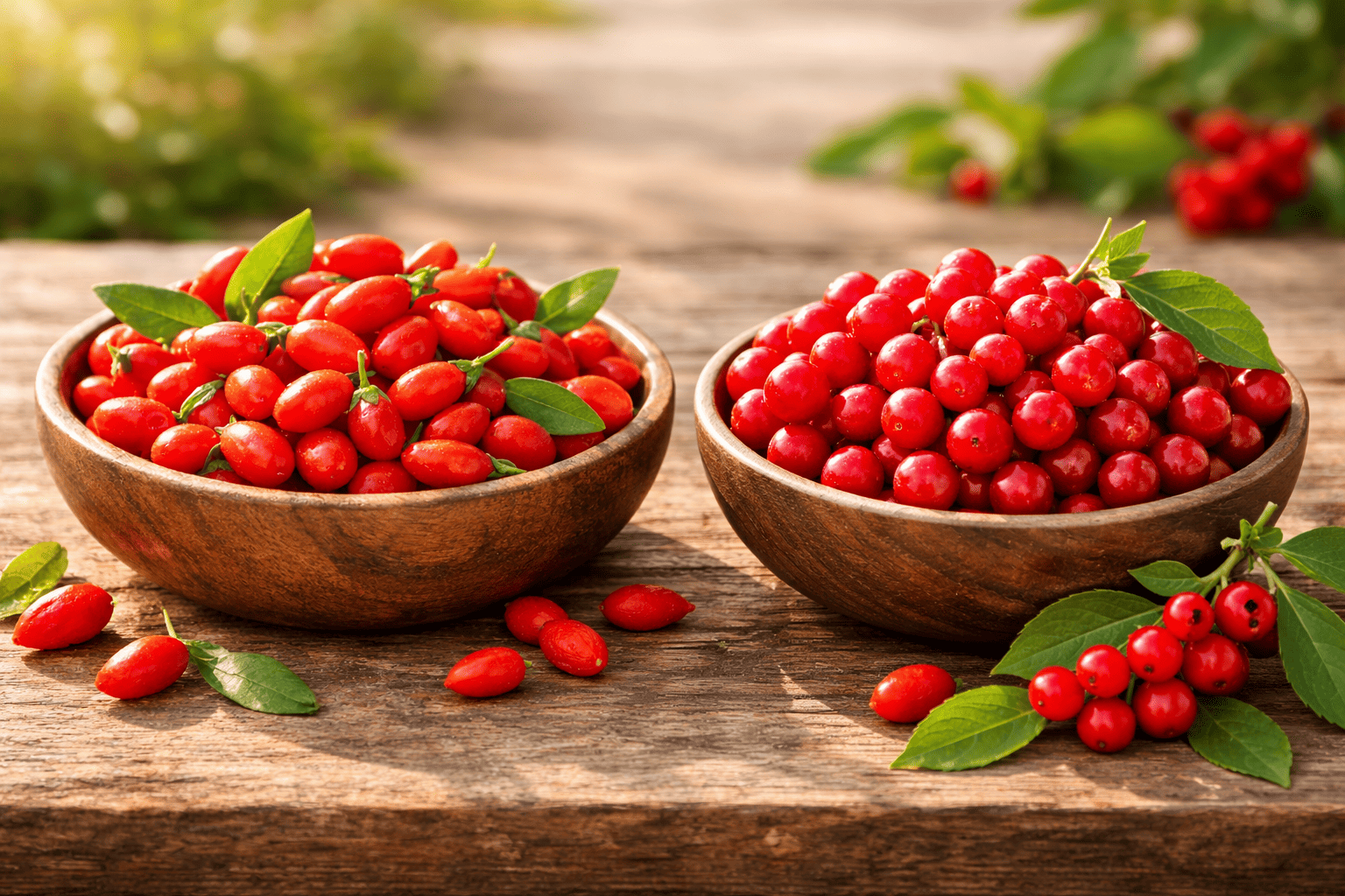 구기자 vs 오미자 (특징, 영양, 효능)