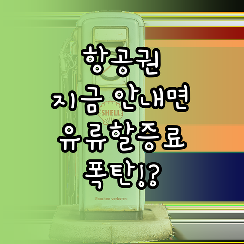 4월 항공권, 지금 결제해야 하는 이..