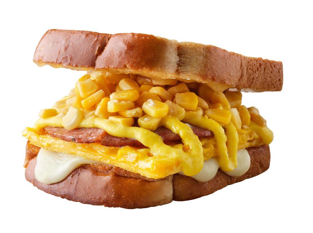 콘치즈 토스트 사진입니다.