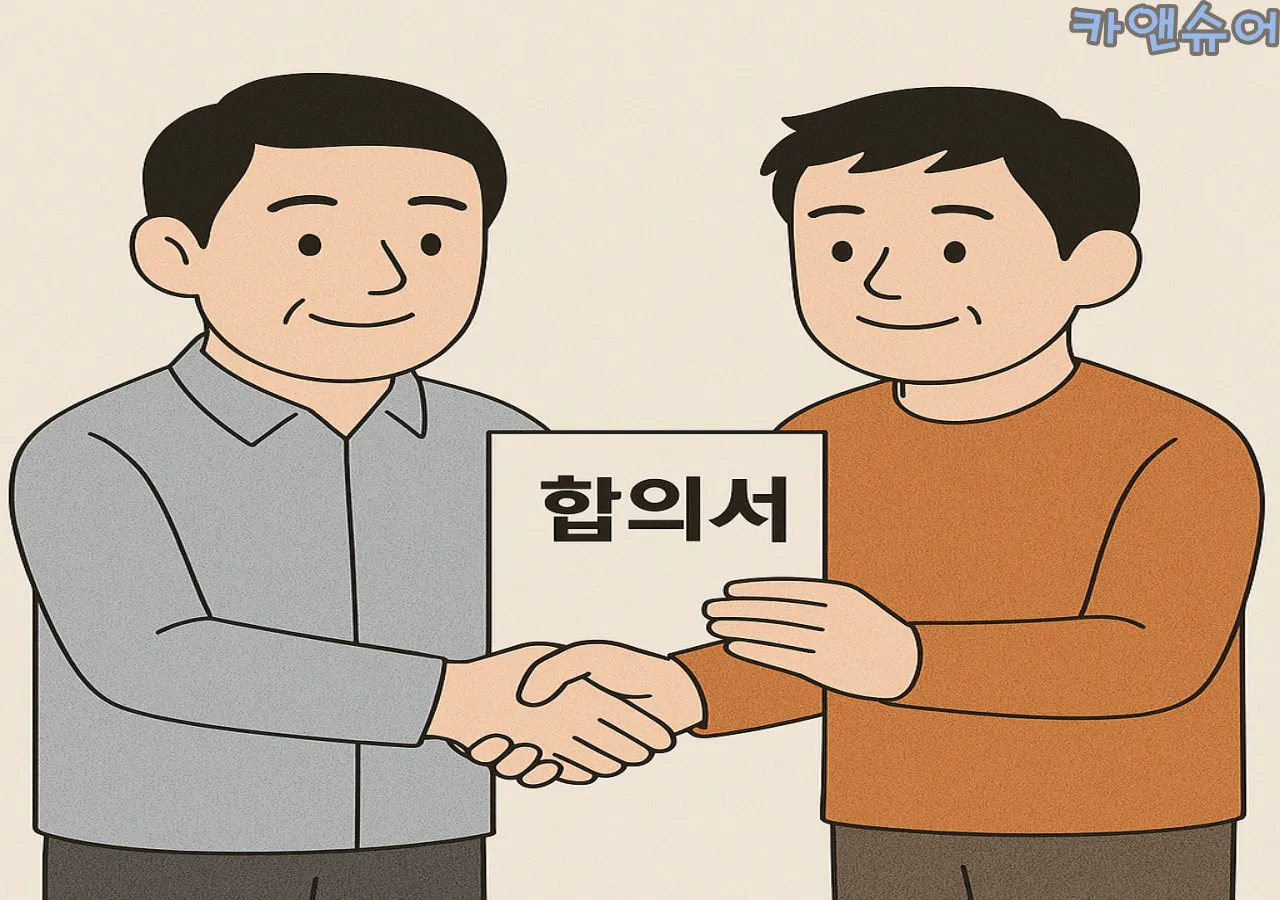 교통사고-가해자-남자-피해자-합의-마무리