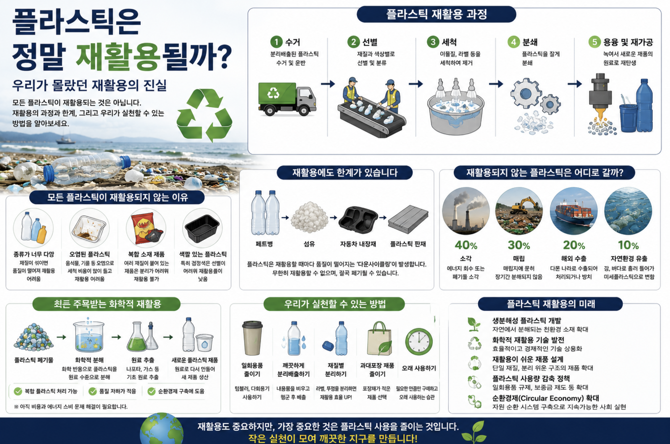 플라스틱은 정말 재활용될까? 우리가 몰랐던 재활용의 진실
