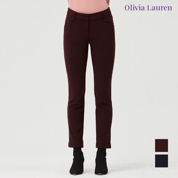 올리비아로렌 장식스티치 기모 스키니 팬츠 VOBDLUW9441