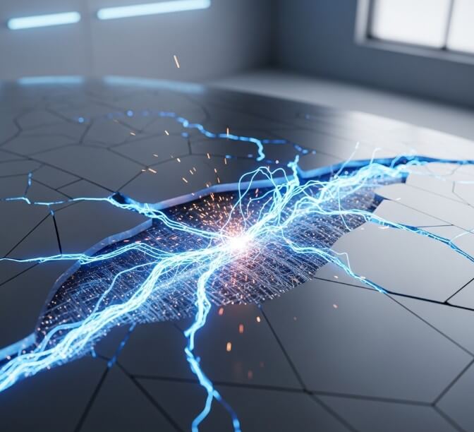 전통 소재와 자기 치유 소재의 비교