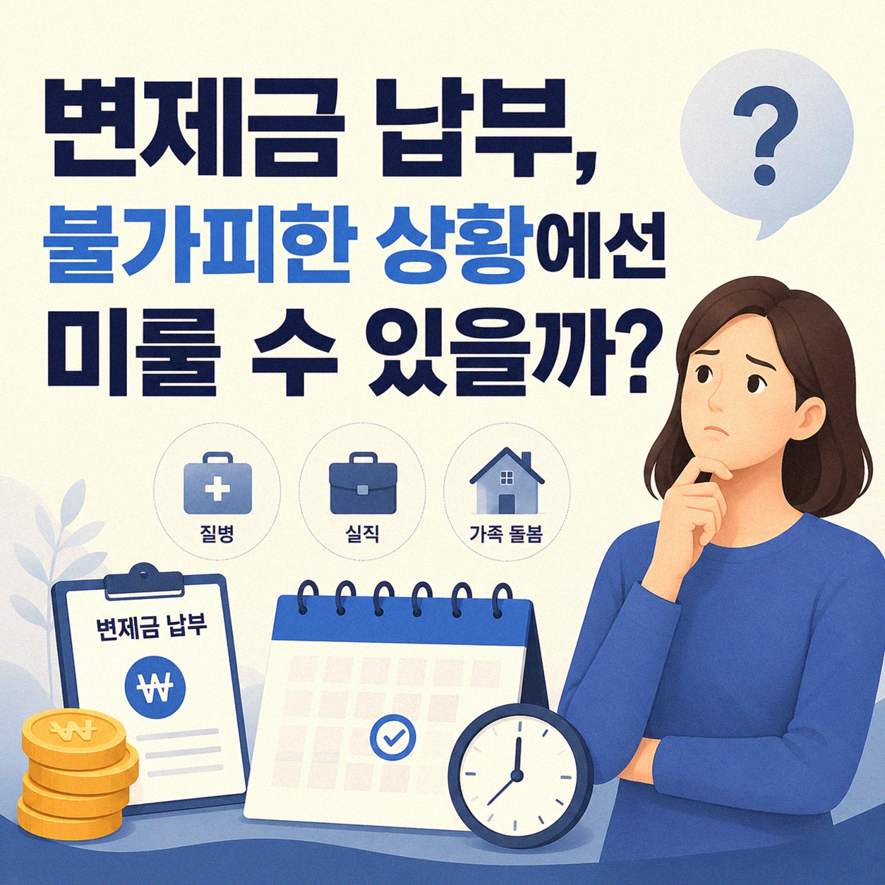 변제금 납부, 혹시 연기할 수 있나요