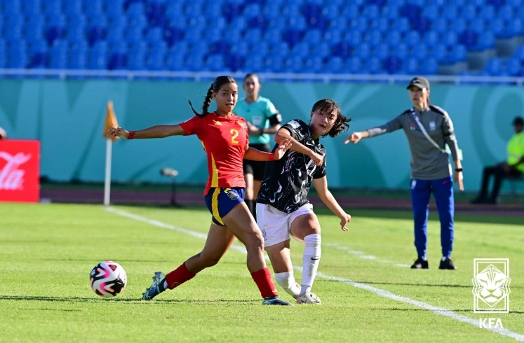 U17 여자 축구 대표팀 2024 FIFA 콜롬비아 월드컵 스페인전 경기 결과 조별리그 패배 8강 목표 현재 순위 경우의 수 2차전 다시보기