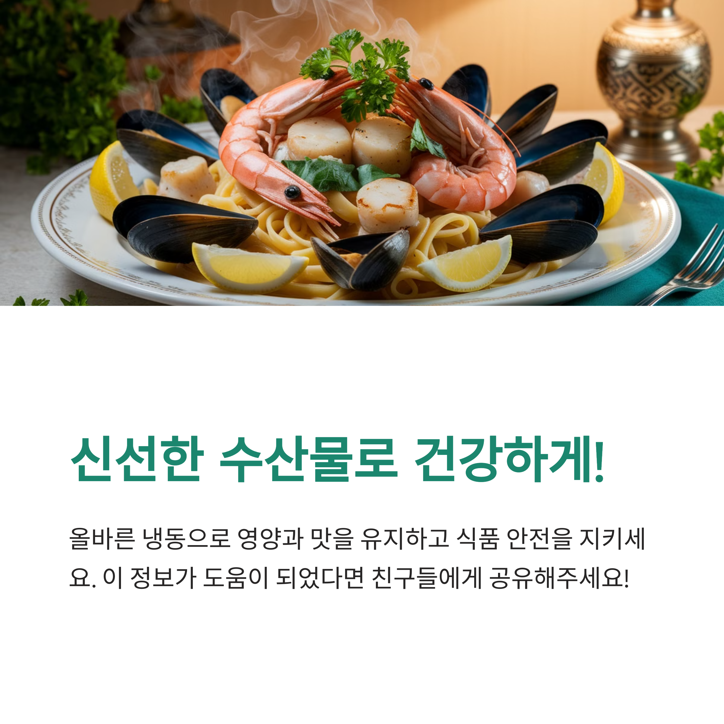 수산물 냉동 및 보관법