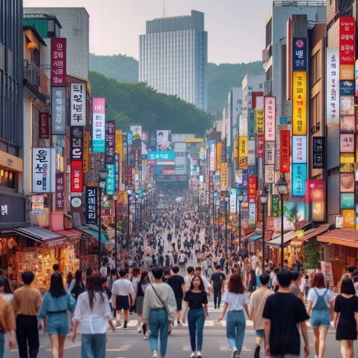 이태원거리 사진