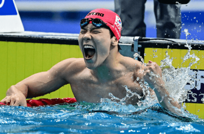 지유찬 50m 신기록