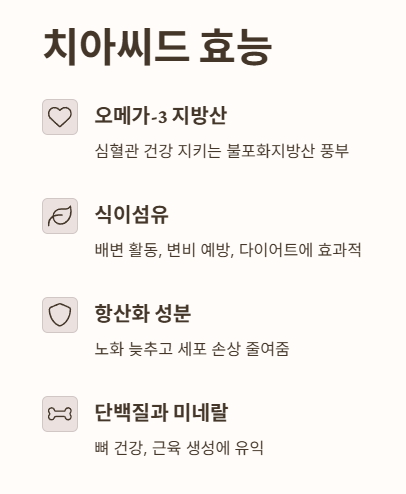 치아씨드 효능