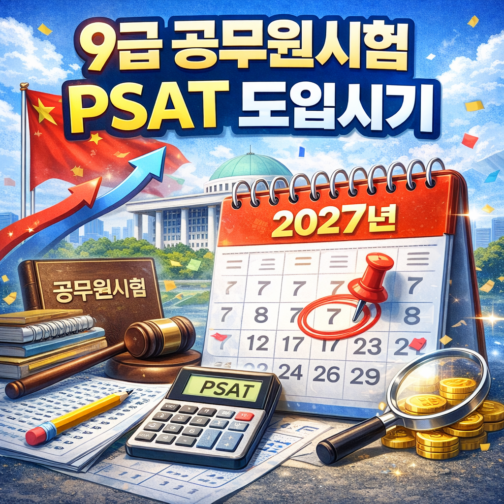 9급 공무원시험 psat 도입 시기