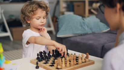 child learning through losing