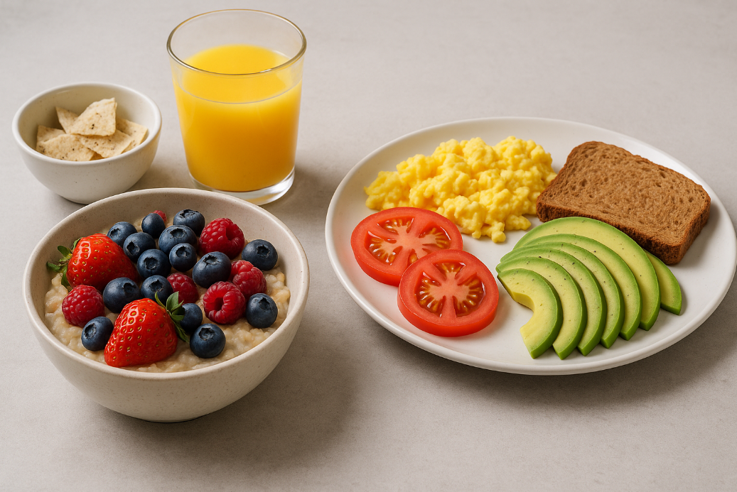 혈당 안정과 체중 조절을 위한 저GI 아침 식사 메뉴 구성법
