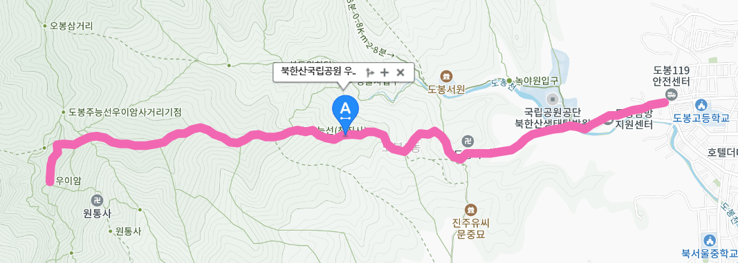 북한산 코스