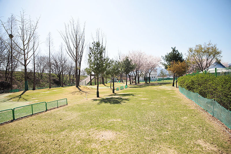 대구 팔현파크골프장. 대구시 수성구 고모동 20-3 (수성패밀리파크 내)