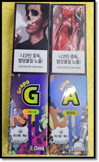 이스팀웍스 3.0ml 일회용 전자담배 그레이포(Grapo) 알로아(Aloa) 피오나(Piona) 엠멘솔(Mmenthol) 4종 맛 향 특징 가격 분석