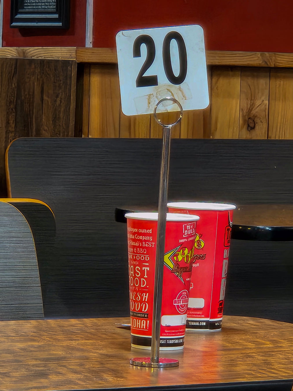 테디스 버거 주문