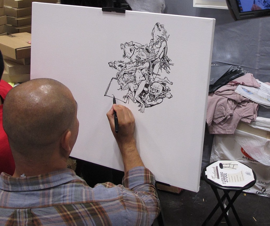 펜 드로잉 거장들의 비밀