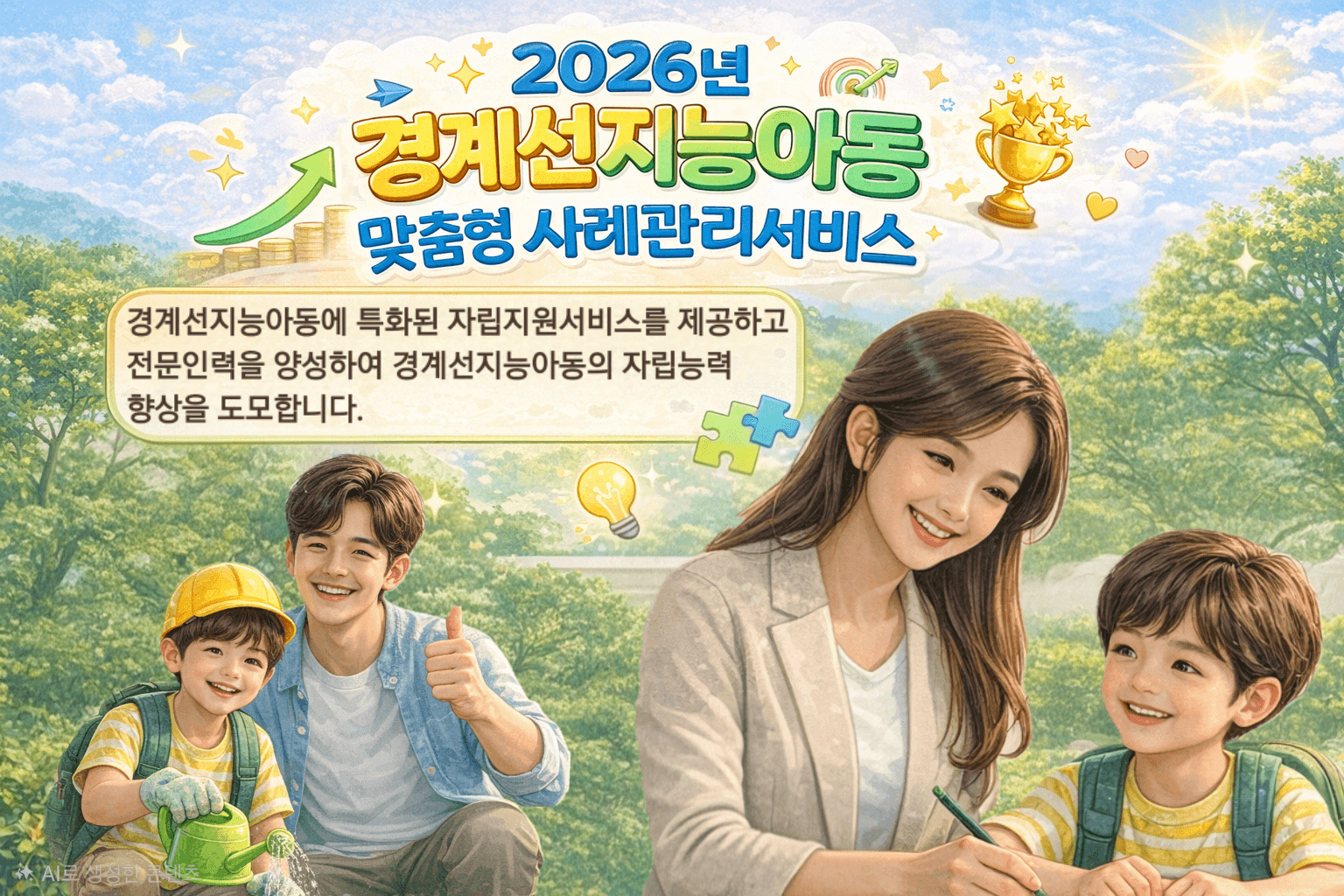 경계성 지능 아동 맞춤형 사례관리서비스