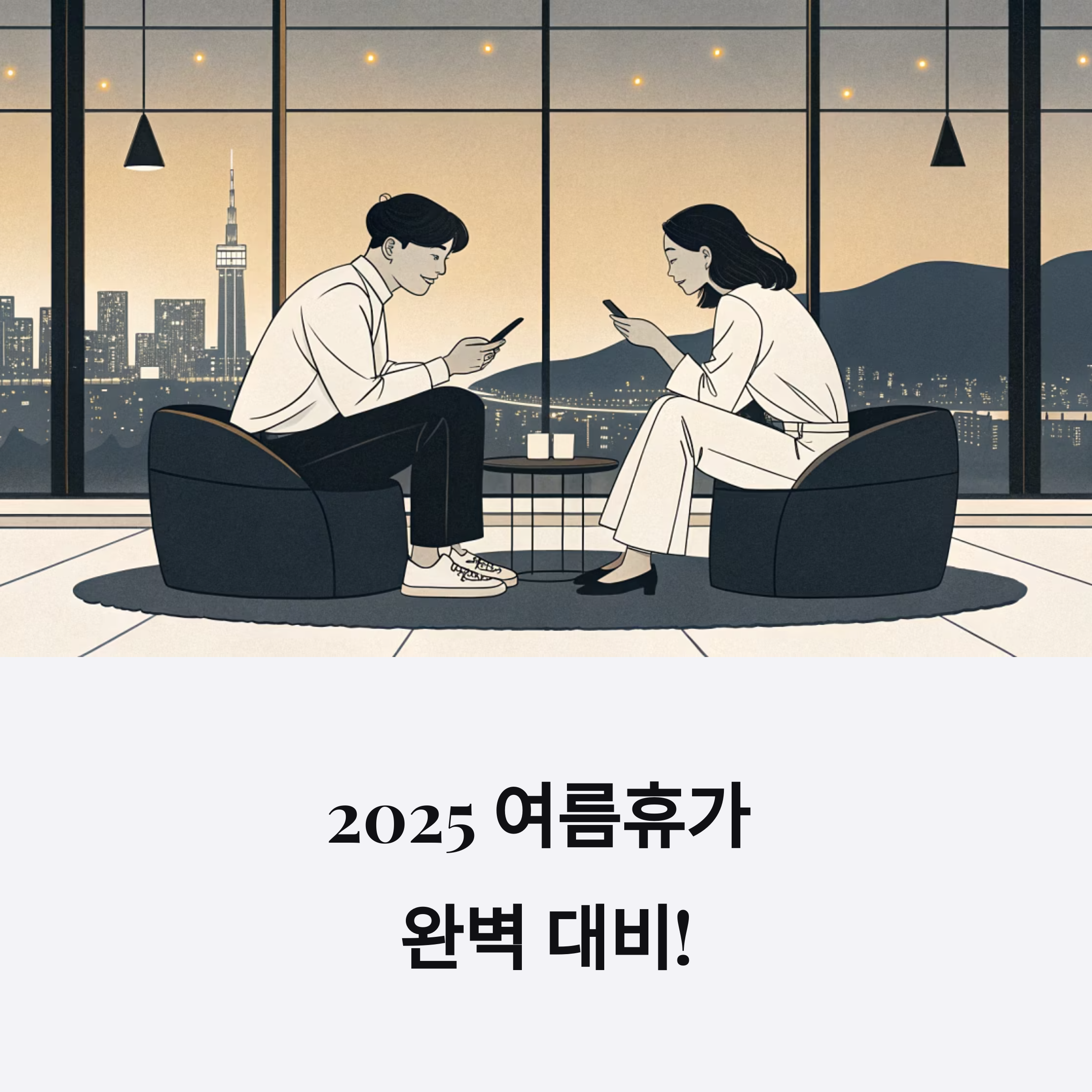 2025 여름휴가 완벽 대비! 체크리스트와 여행 준비법 총정리