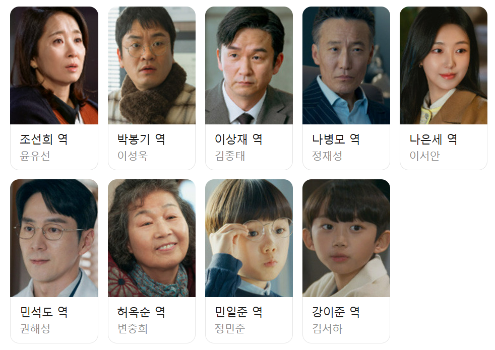 신입사원 강회장 출연진