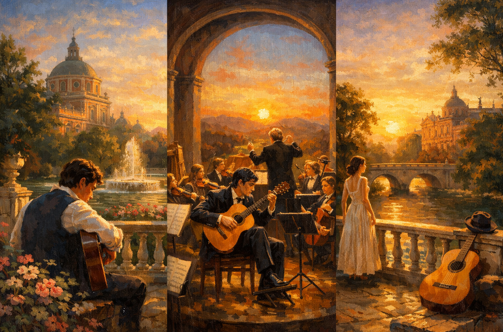 아란훼스 협주곡 관련 그림