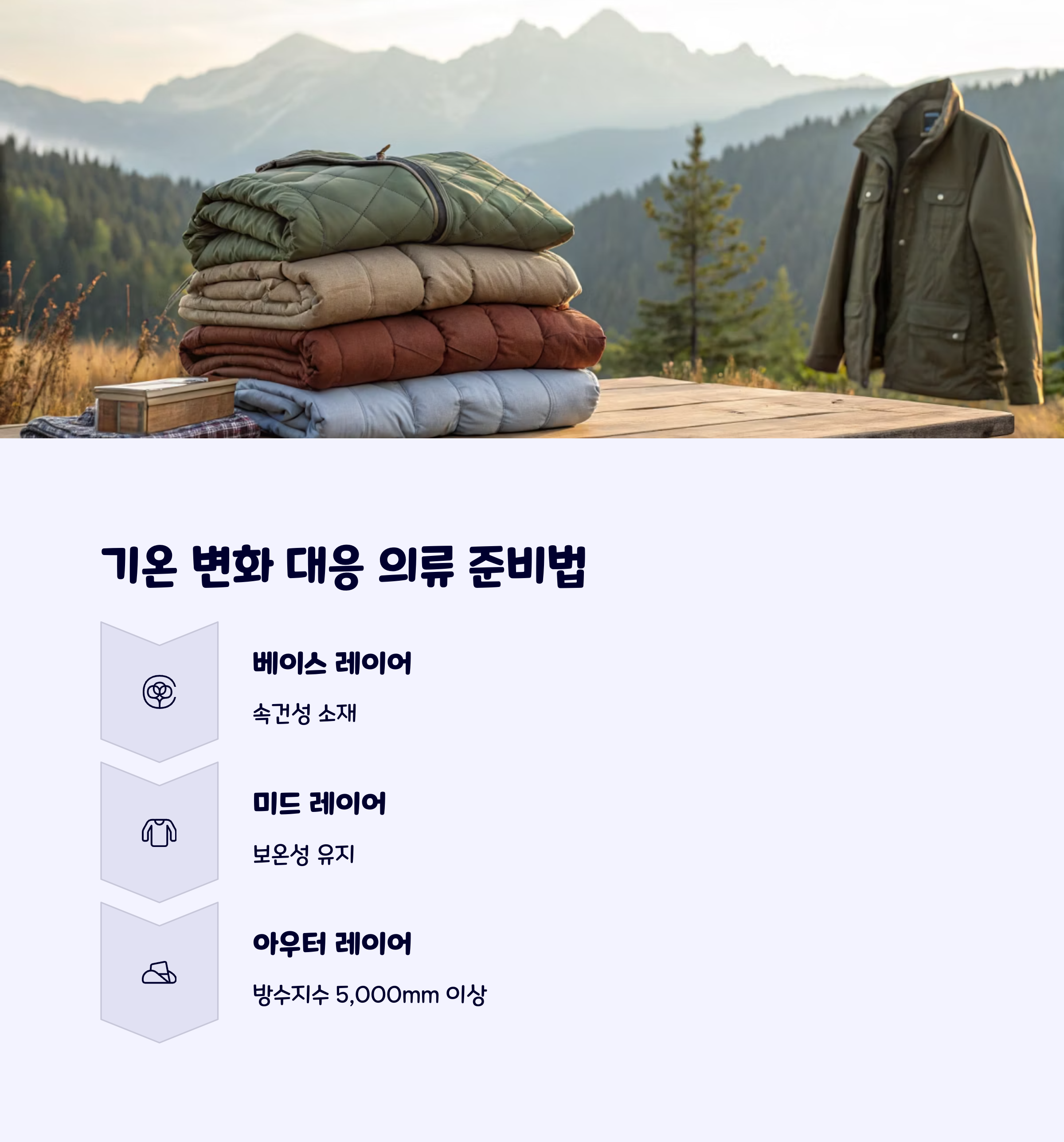 캠핑의류