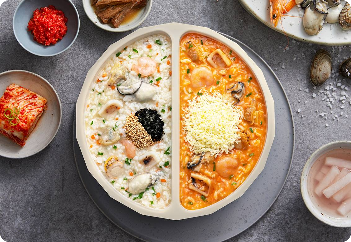 본죽 로제&해물쮹