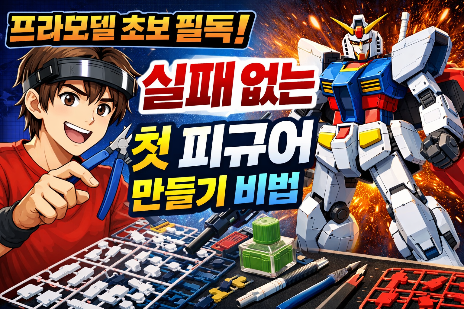 프라모델 초보 필독