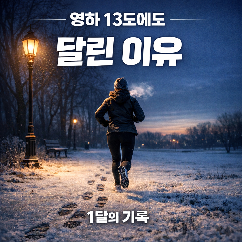 영하 13도에도 뛴 이유 - 1달의 기록