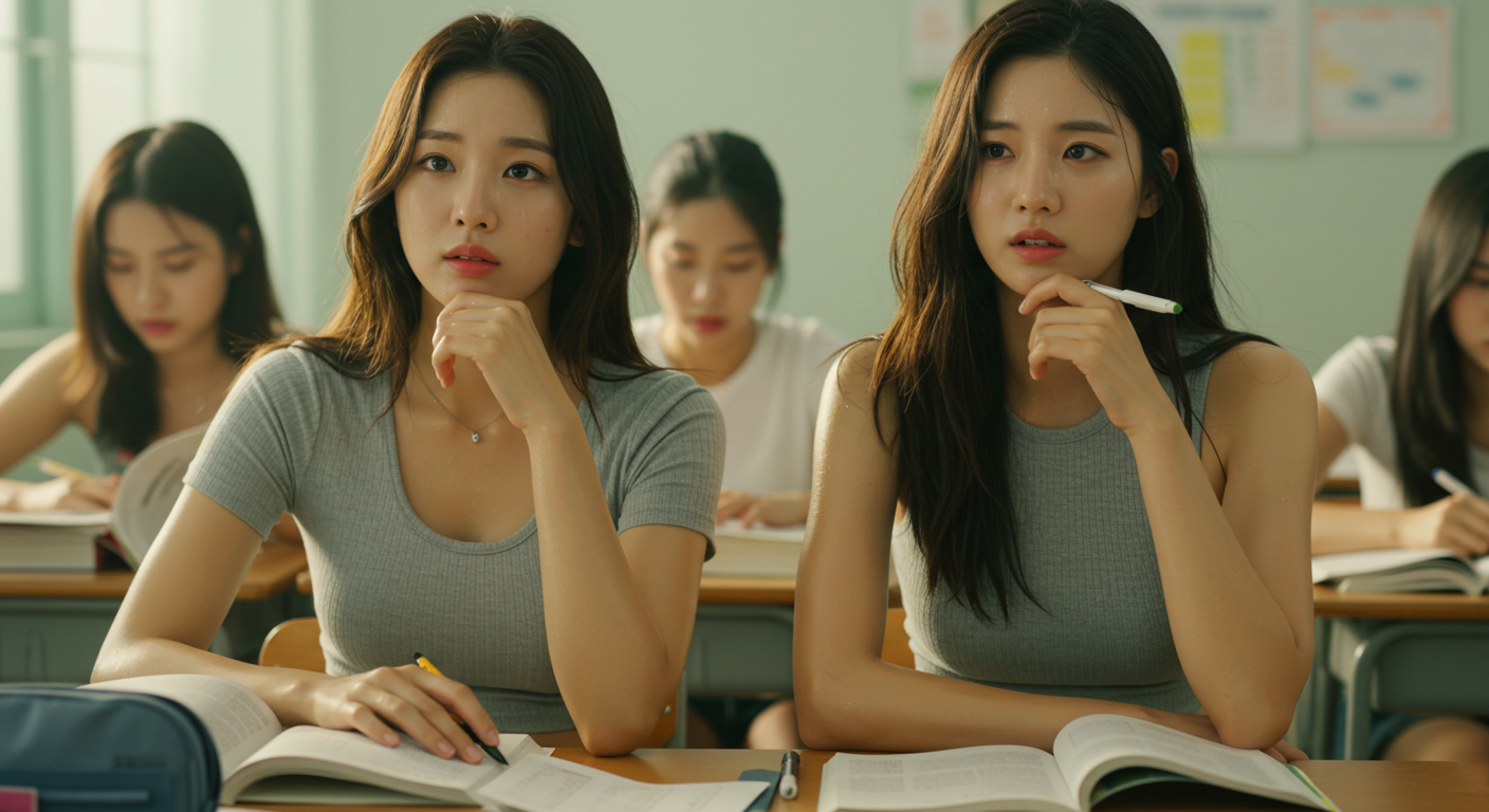 공부하는 여성들