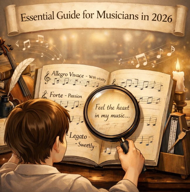 악보속의 비밀 읽는 법 관련 그림