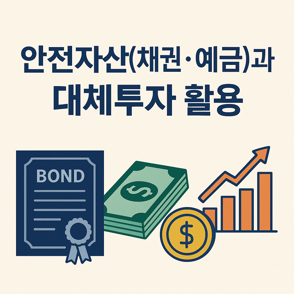 안전자산(채권&middot;예금)과 대체투자 활용