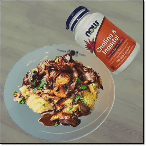 콜린 이노시톨 많은 음식과 영양제