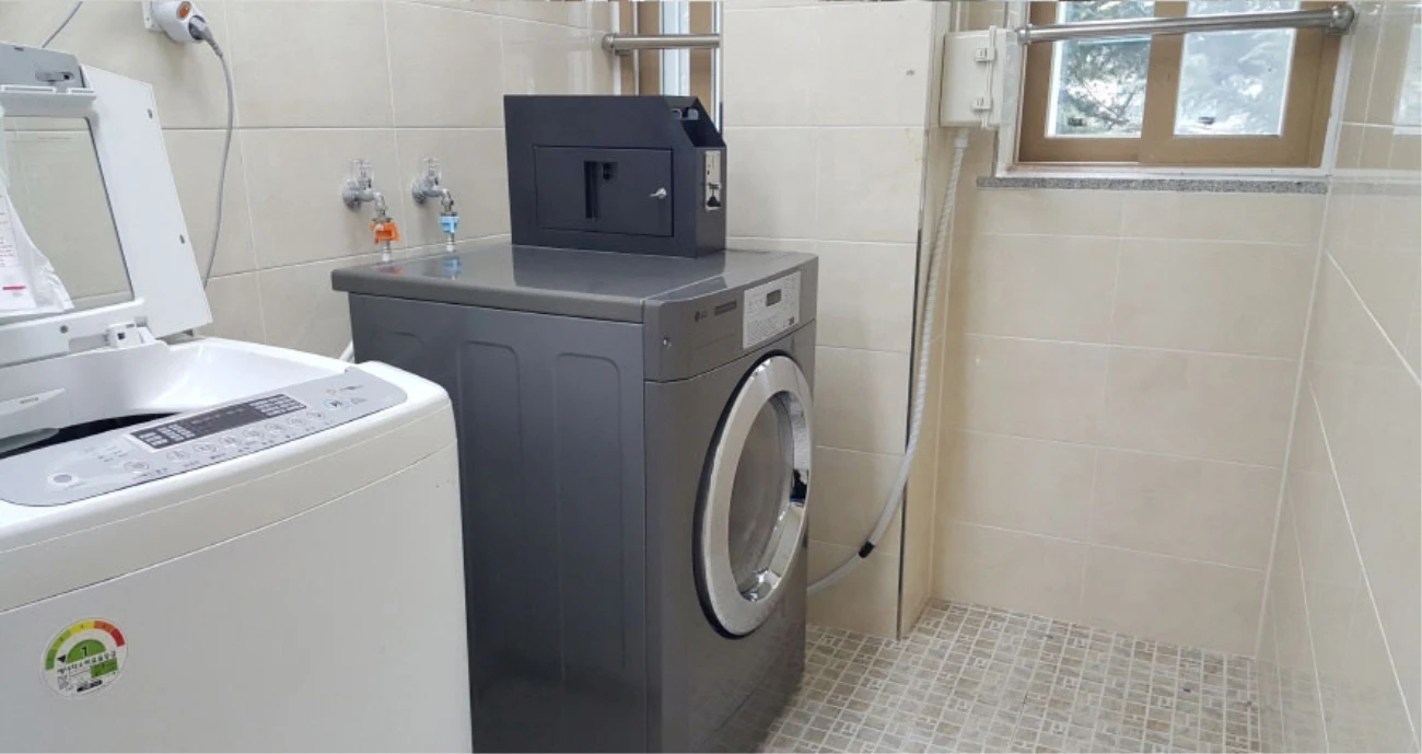 학교 기숙사 코인건조기