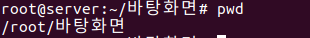 pwd 실행