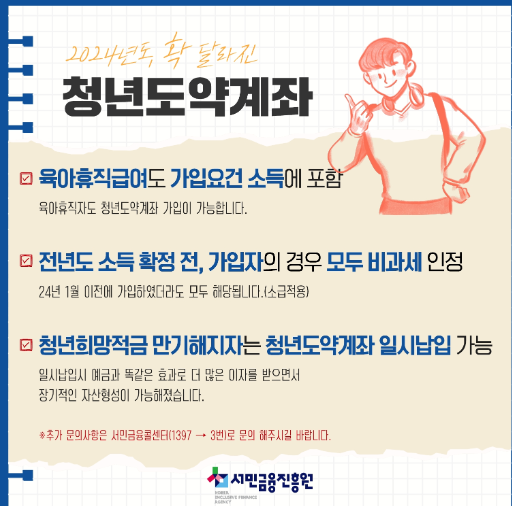 2024년 달라진 청년도약계좌