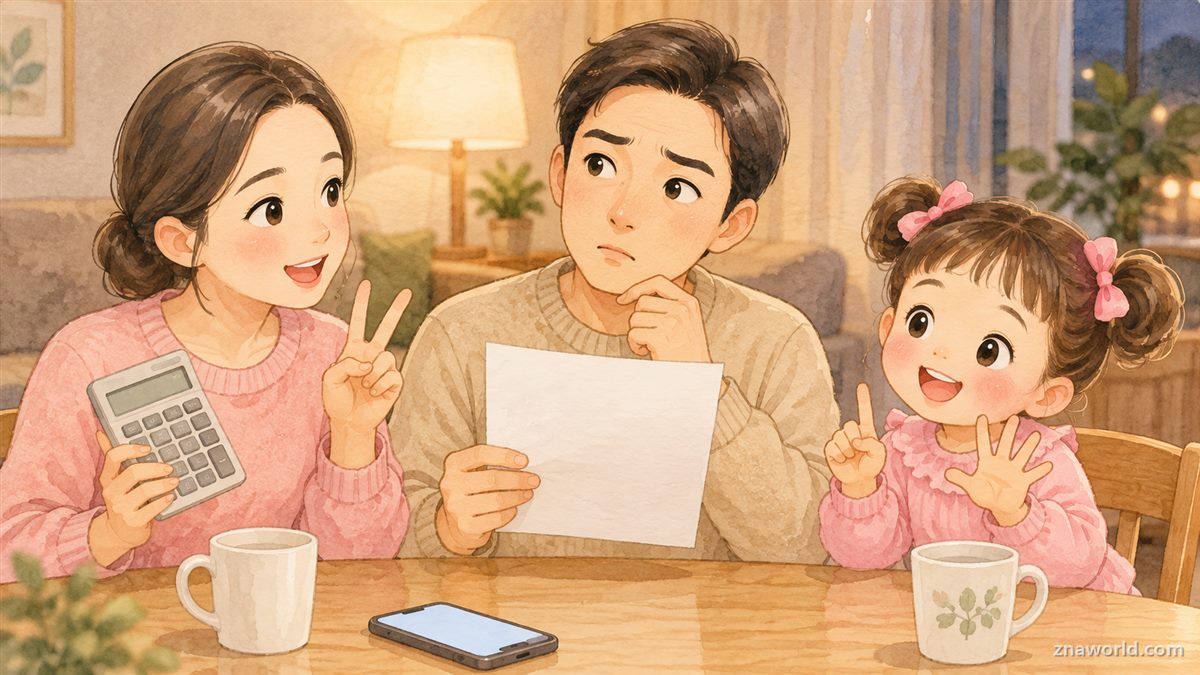 추석 근무 수당이 1.5배인지 2.5배인지 계산해 보는 가족