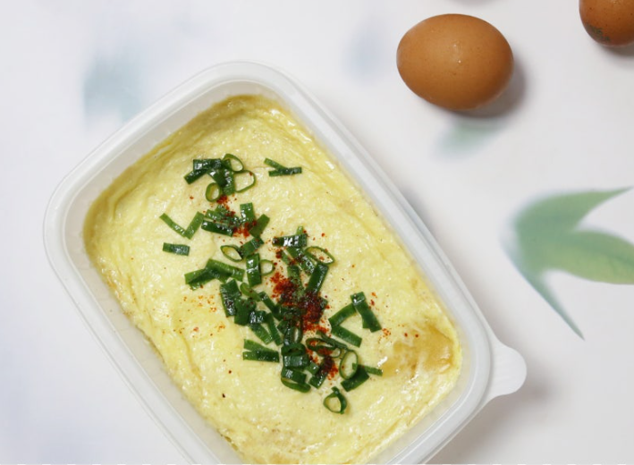 전자레인지로 만든 계란찜