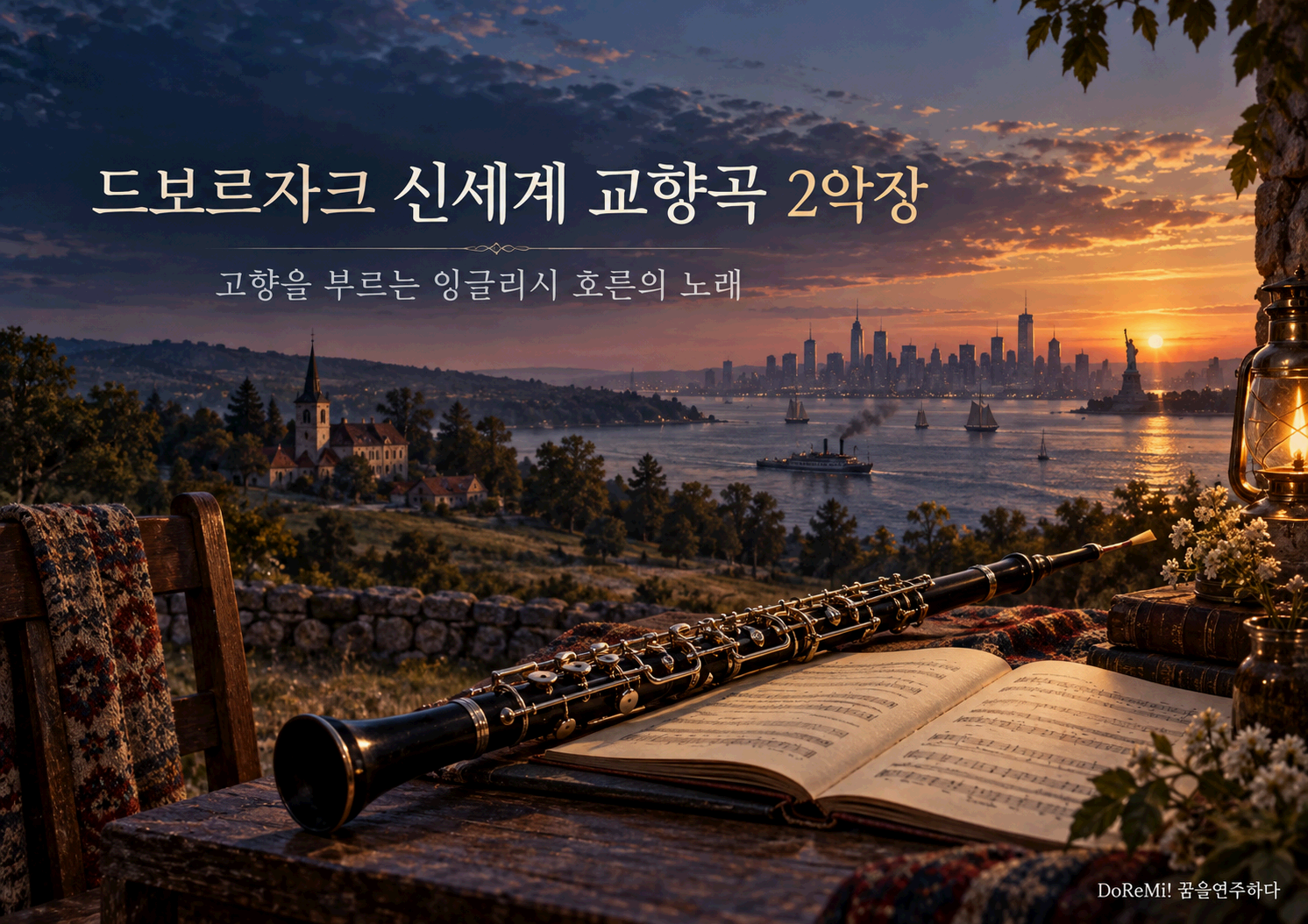 드보르자크 <신세계 교향곡> 2악장 Largo|'고잉 홈'의 원곡이 된, 낯선 땅에서 부르는 고향의 노래