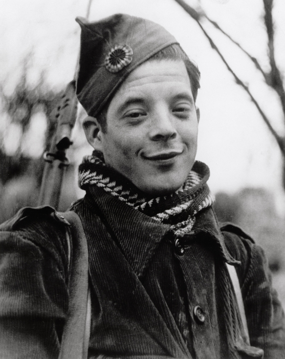 Member of the International Brigades, Madrid by Robert Capa