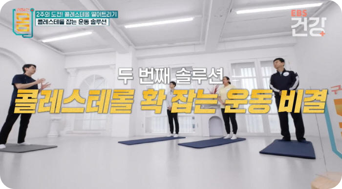 콜레스테롤 관리 운동