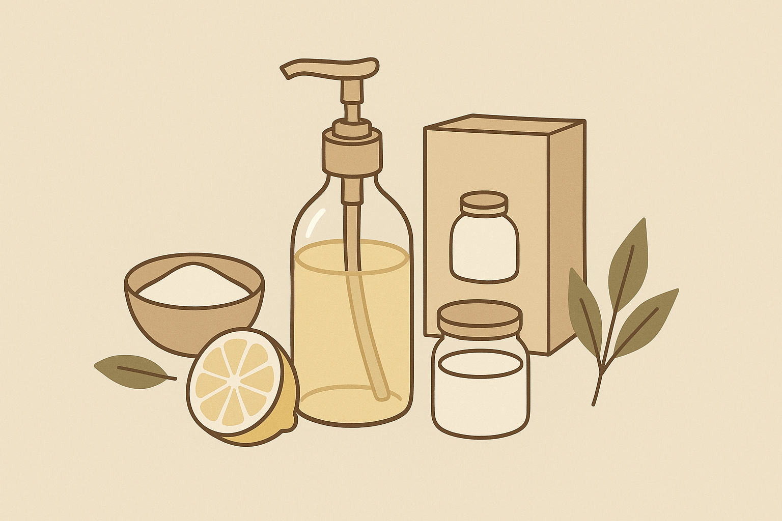 “자연으로 되돌아가는 건강한 청소 솔루션”