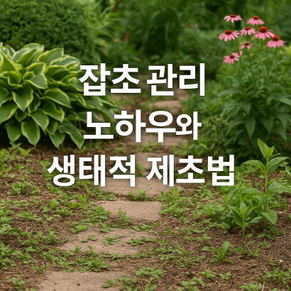 [정원가꾸기_실전편] 정원 잡초 관리 노하우와 생태적 제초법