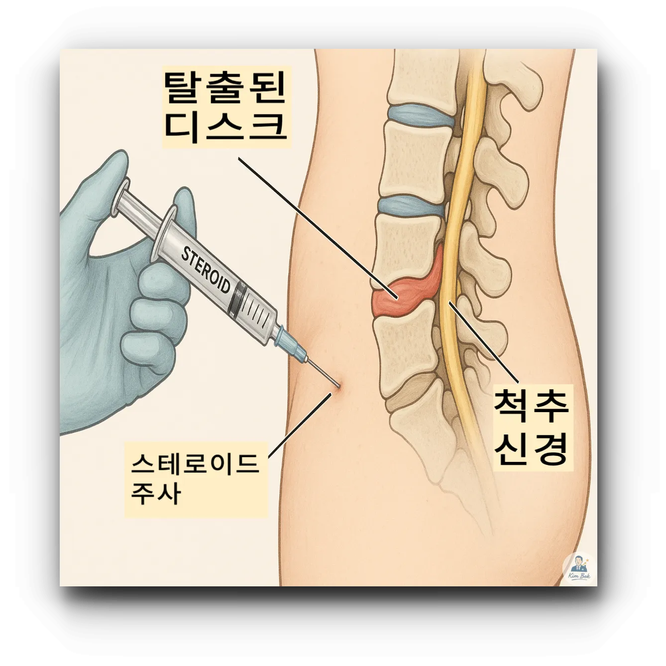 허리디스크에-맞는-스테로이드-주사-시술